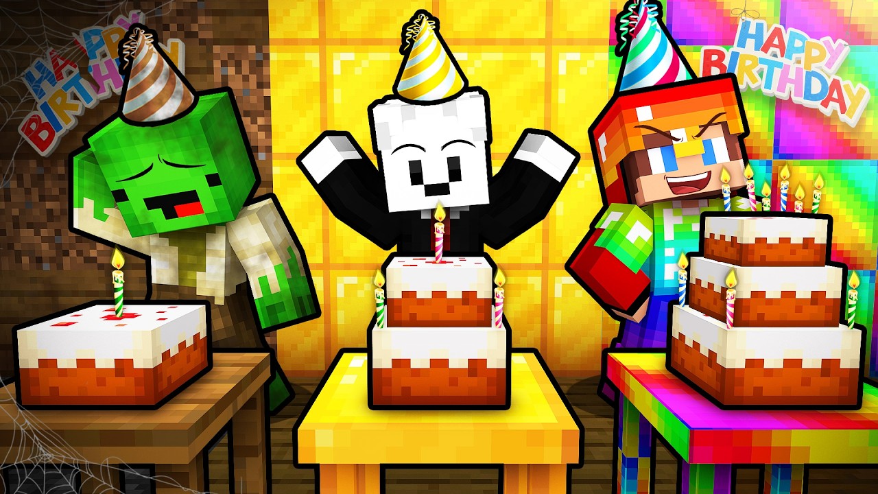 Mikey and JJ Friends: BIRTHDAY Minecraft Battle - Maizen