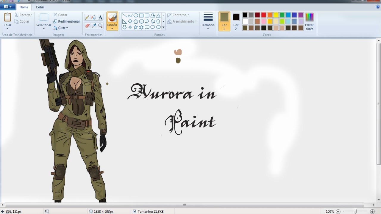 Warface BR-Aurora in Paint