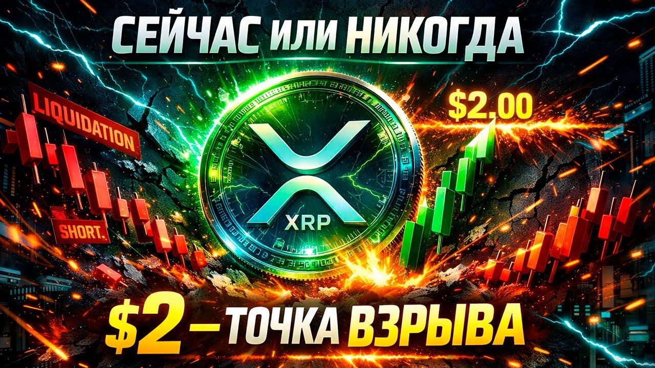 💥 XRP У $2 &mdash; ТОЧКА ВЗРЫВА! ШОРТИСТОВ ЗАЖАЛИ, ДЕНЬГИ ЗАХОДЯТ, ИГРА МЕНЯЕТСЯ