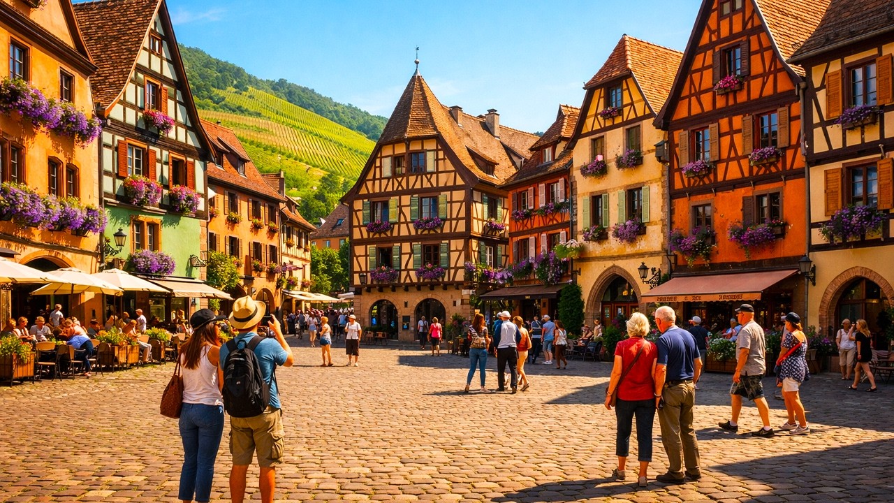 Kaysersberg, France 🇫🇷  Walking Tour 4K | Discover One of Alsace’s Most Beautiful Villages in 4K 🇫🇷