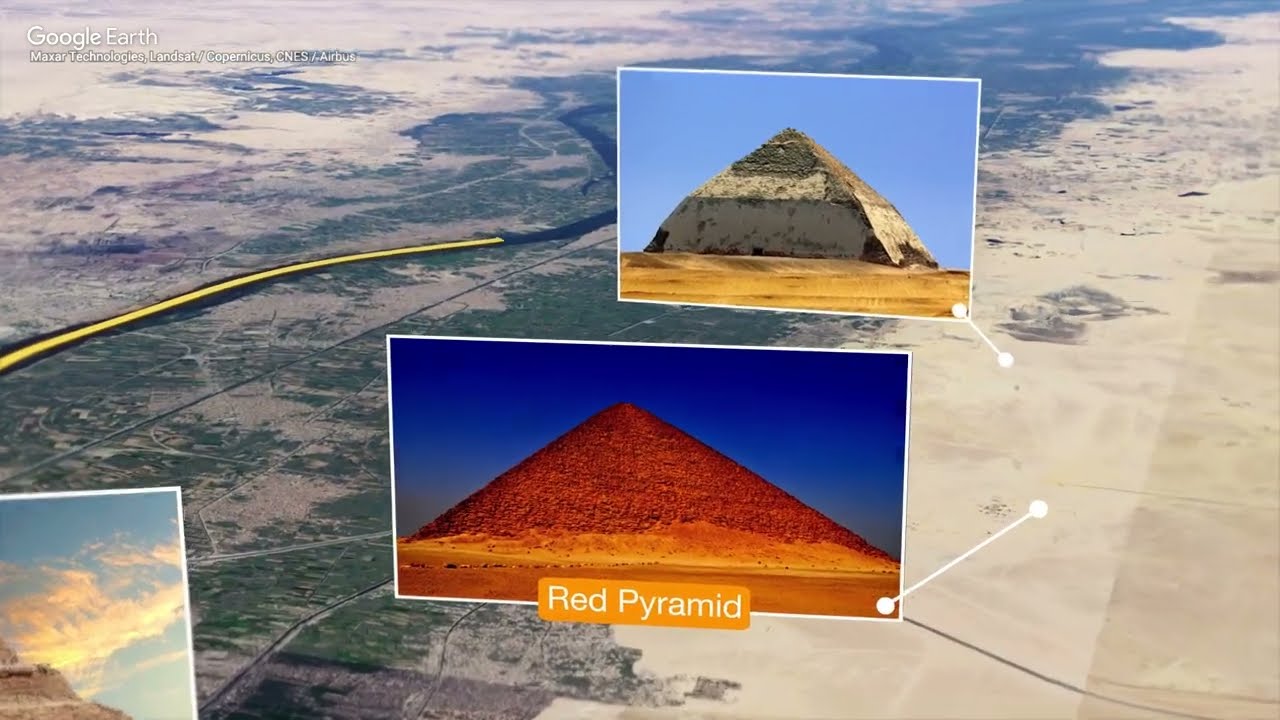 Journey of Nile on Google Earth
