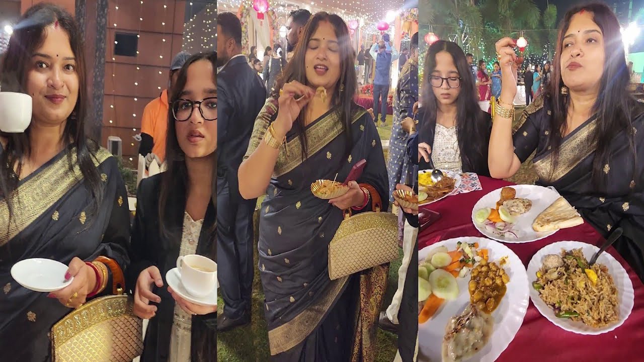 শৌনক আর সিলিয়ার রিসেপশনের এলাহী আয়োজন ছিলো। গল্প আড্ডা খাওয়ায় ,দারুন কাটলো সময়।