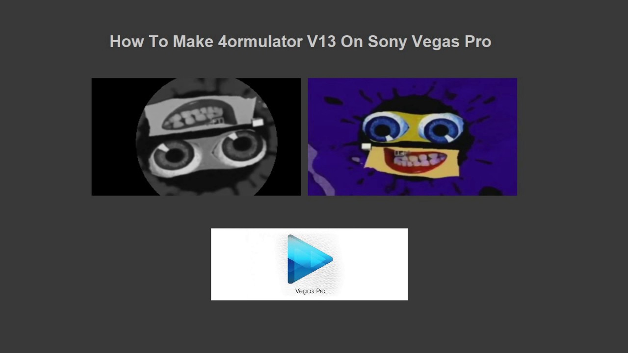 How To Make 4ormulator V13 On Sony Vegas Pro (NewBlue FX Version)