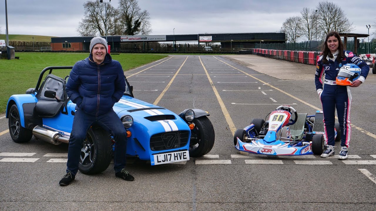 Caterham 620S против Go-Kart [при участии Джейми Чедвика]