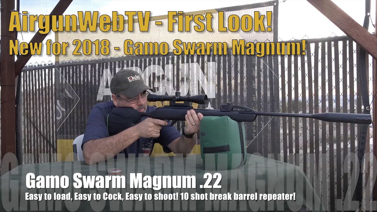 Introducing the new Gamo Swarm Magnum - a True 1000+ FPS .22 multi-shot Break Barrel!