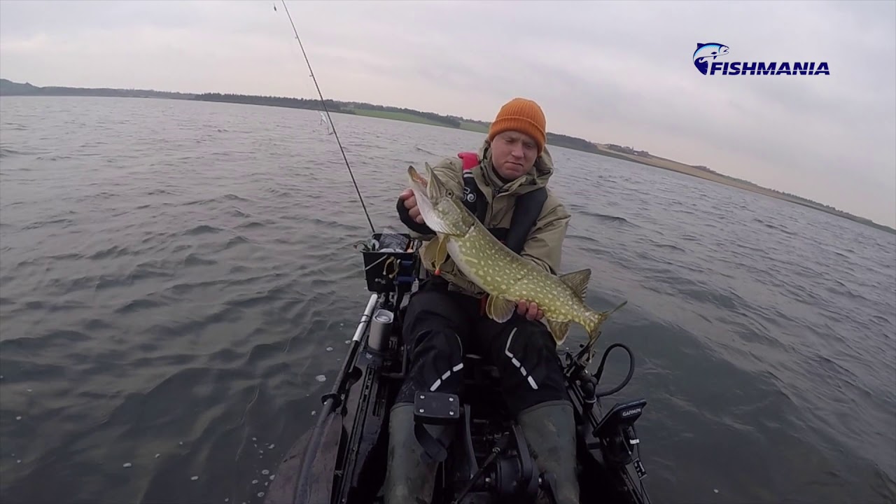 Geddefiskeri fra kajak ( Super Nova fra Galaxy Kayaks )