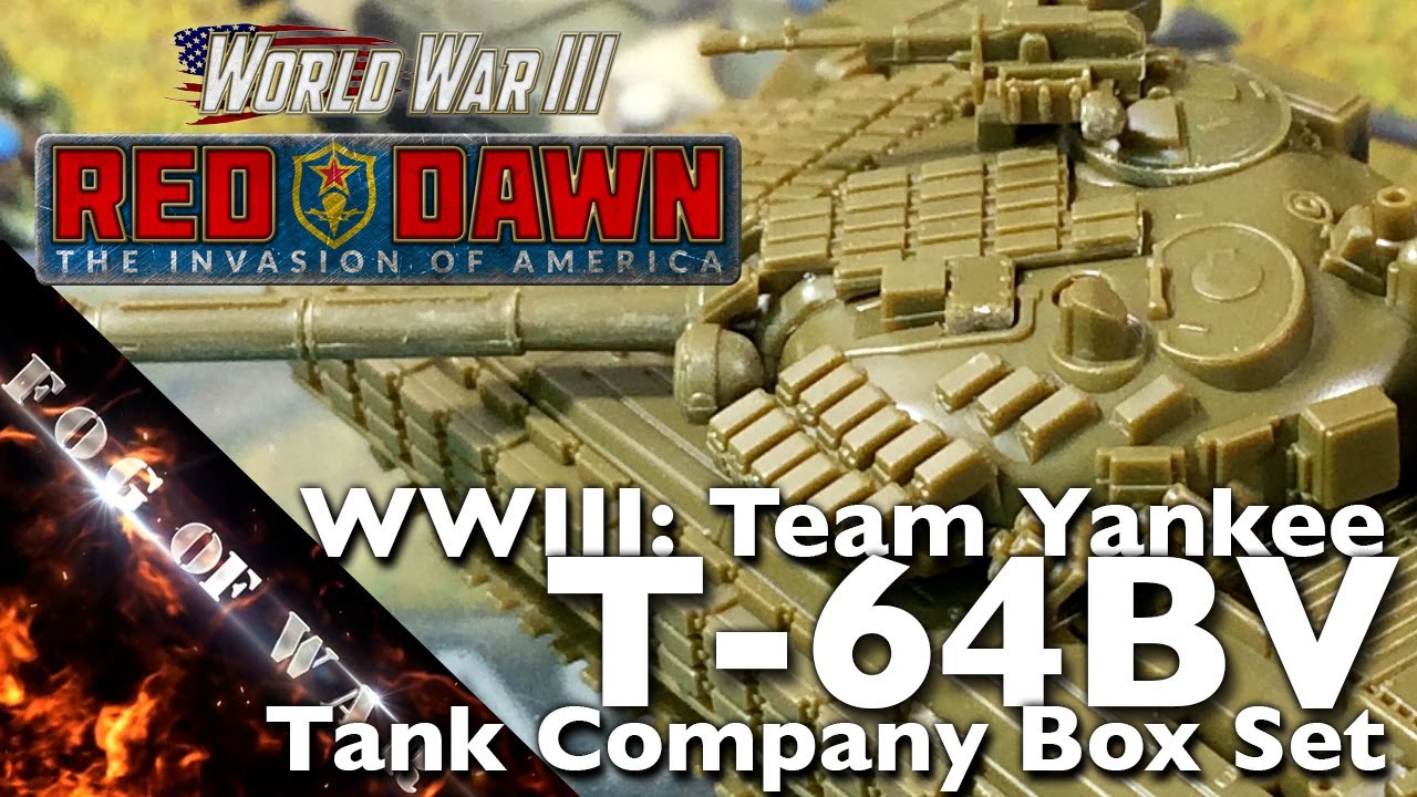Review | T-64BV Tank Company 1/100 (15mm) - TSBX30 | Red Dawn