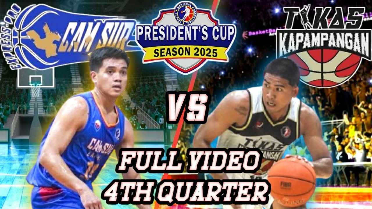 TIKAS KAPAMPANGAN vs CAM SUR - FINALS GAME 1 | Full 4th Quarter | NBL Pilipinas President's Cup 2025
