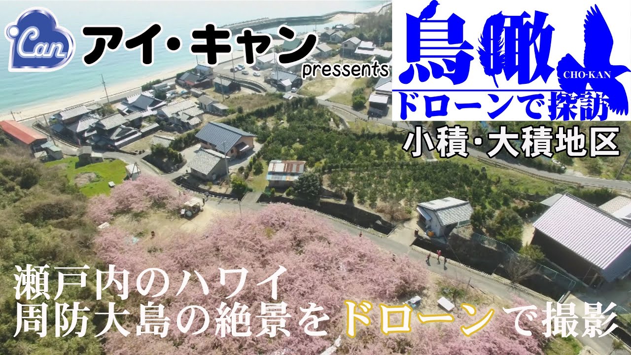 【瀬戸内のハワイ　周防大島の絶景をドローンで撮影】鳥瞰ドローンで探訪＃10　小積・大積