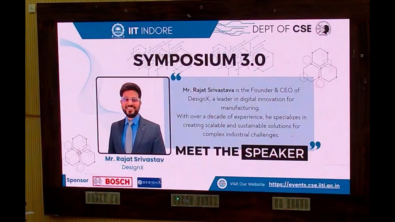 Smart Factories & The Power of Data | Rajat Srivastava’s Take at IIT Indore