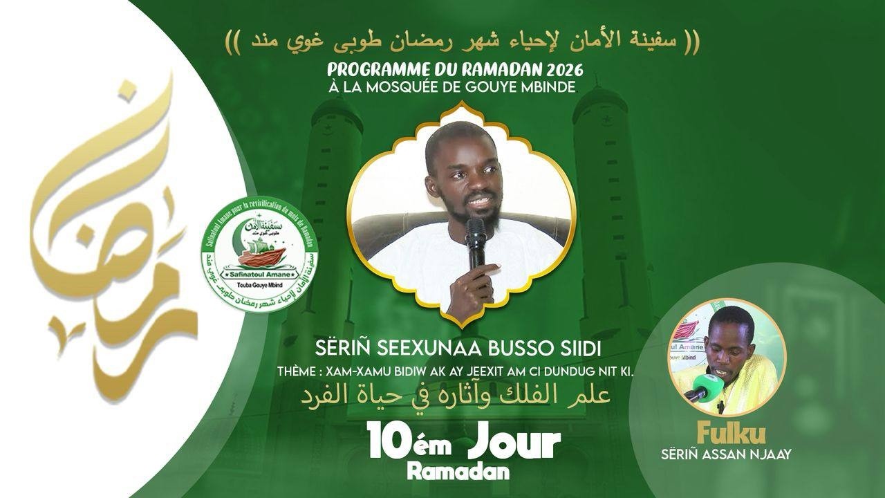 🔴Direct Touba Gouye Mbinde - Jour 11 - Dundal Koor Safiinatul Amane
