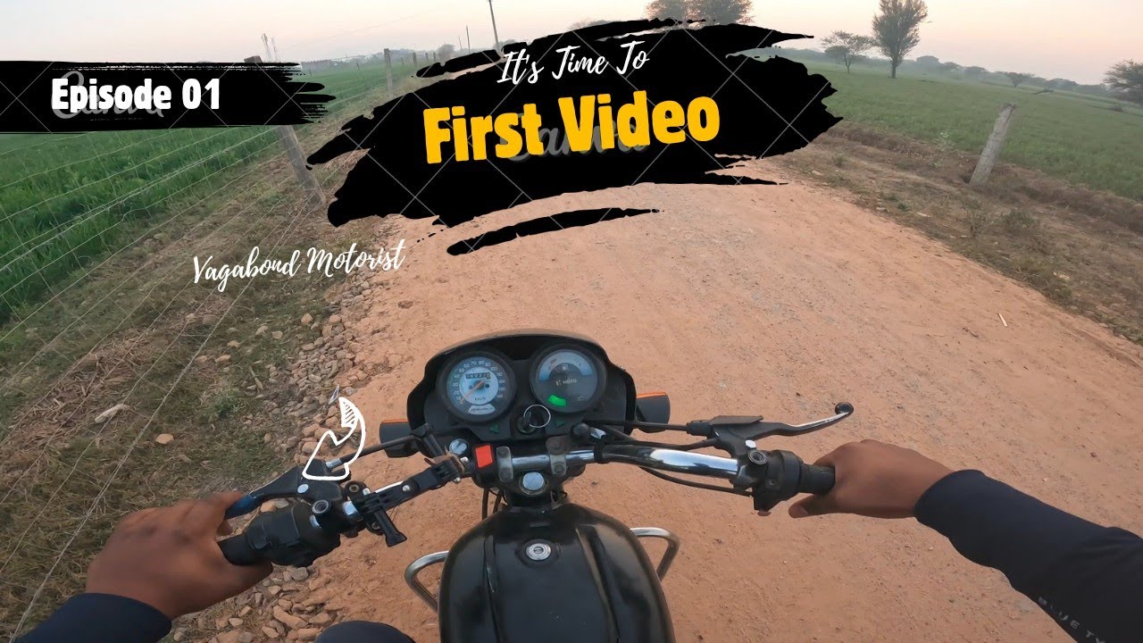 My First Video on my bike