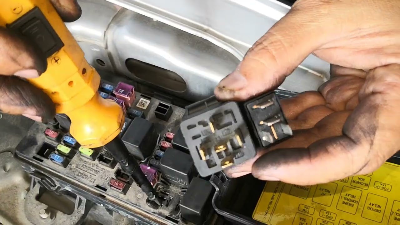 aircond saga blm Tidak sejuk... step by step sblm ganti compresor
