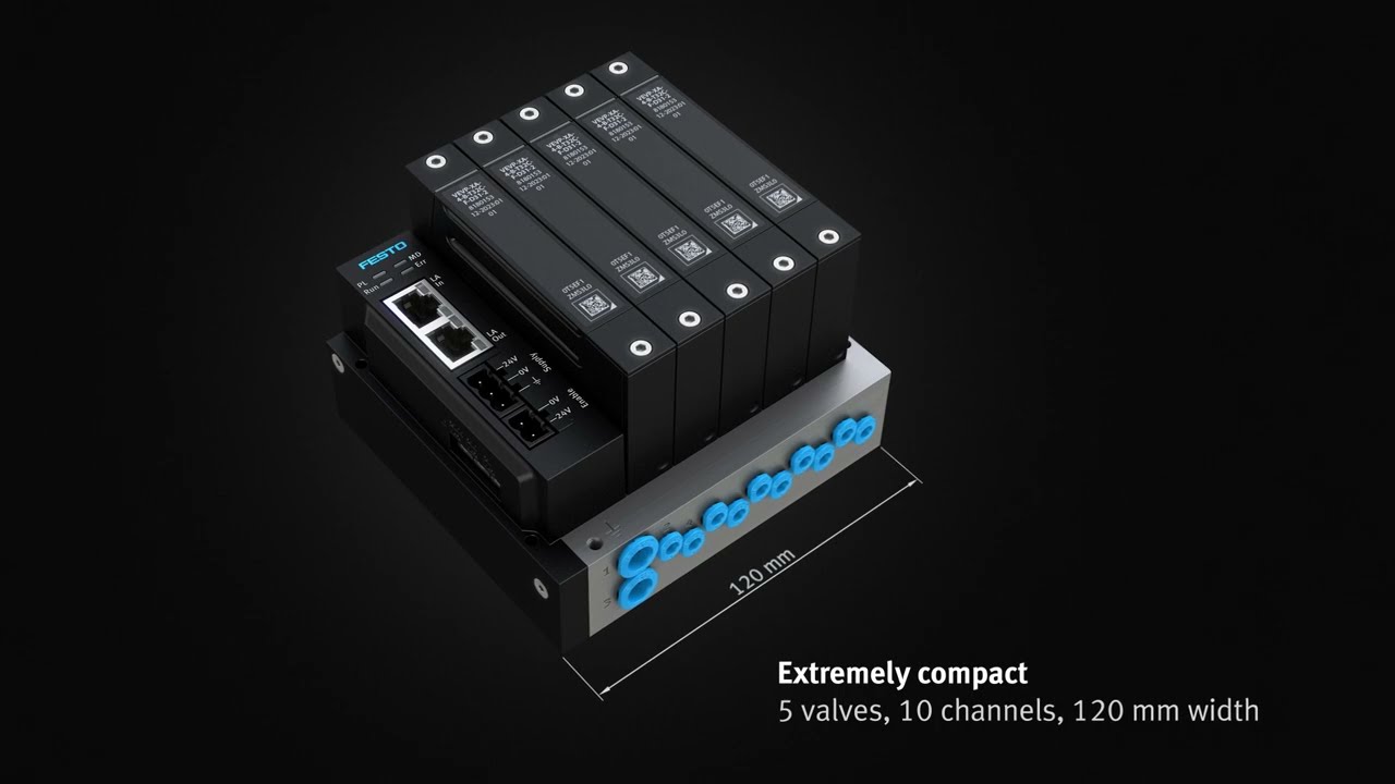 Festo VTEP Proportional Pressure Regulator Valve Bank Walk Through