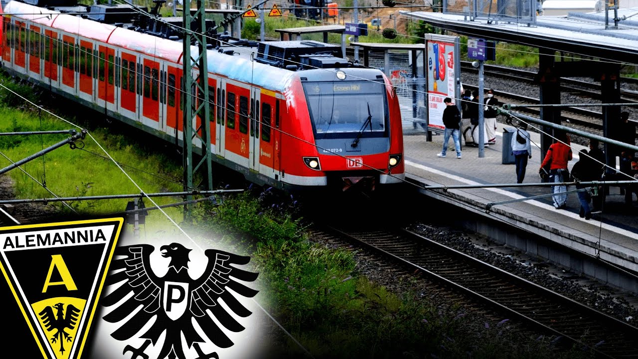 25 Aachen-Hools attackieren den Münster-Auswärts-Haufen...