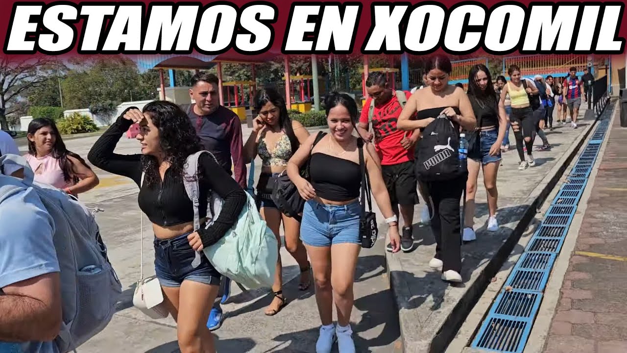 Llegamos al parque acuático Xocomil🤩 Donde la emoción nos gana  por disfrutar de los juegos.