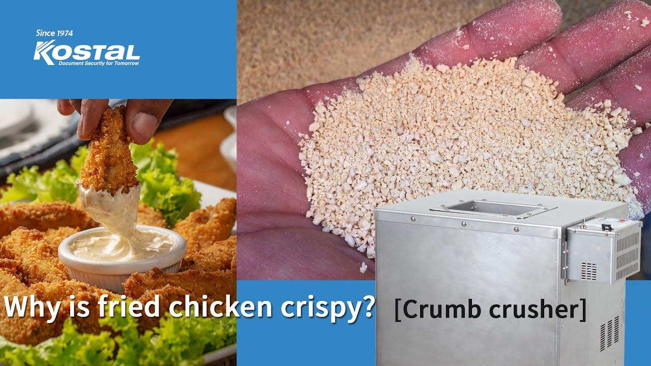 Crumb Crusher, Let’s crush the crumb that are used for crispy texture such as fries. DAEJIN KOSTAL