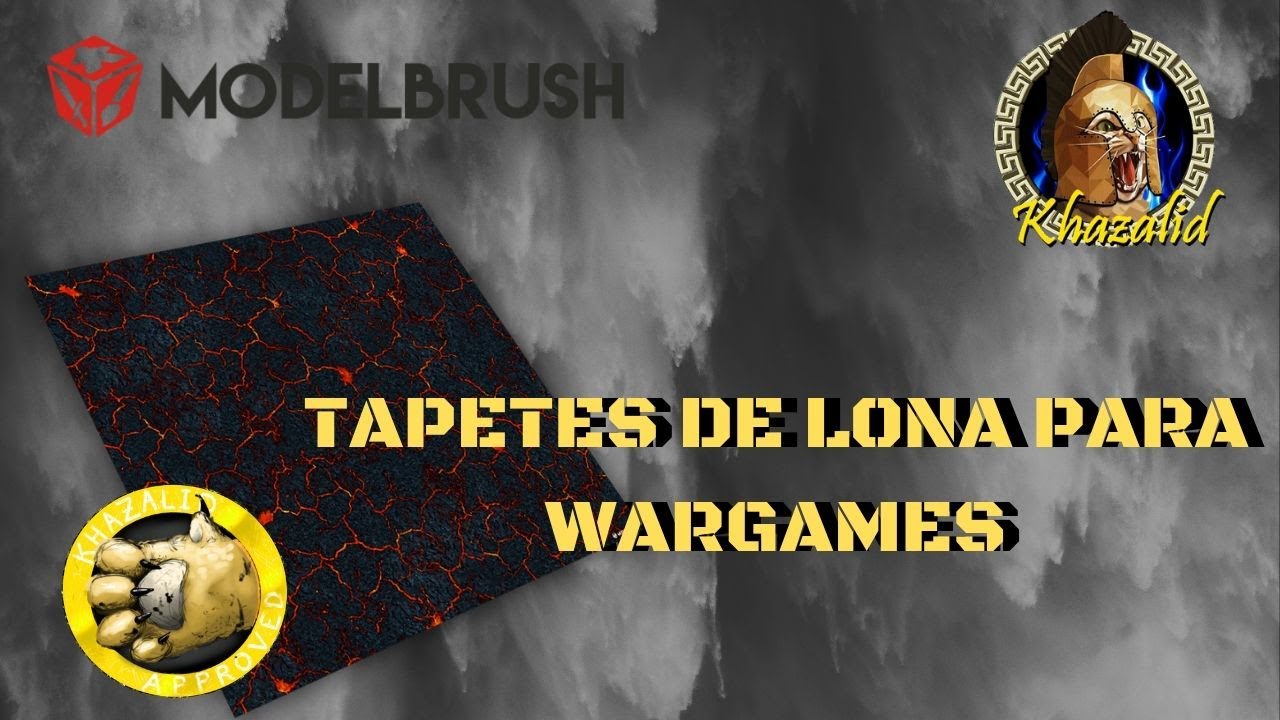 TAPETES PARA WARGAMES de lona BARATOS!!!☘️MODEL BRUSH
