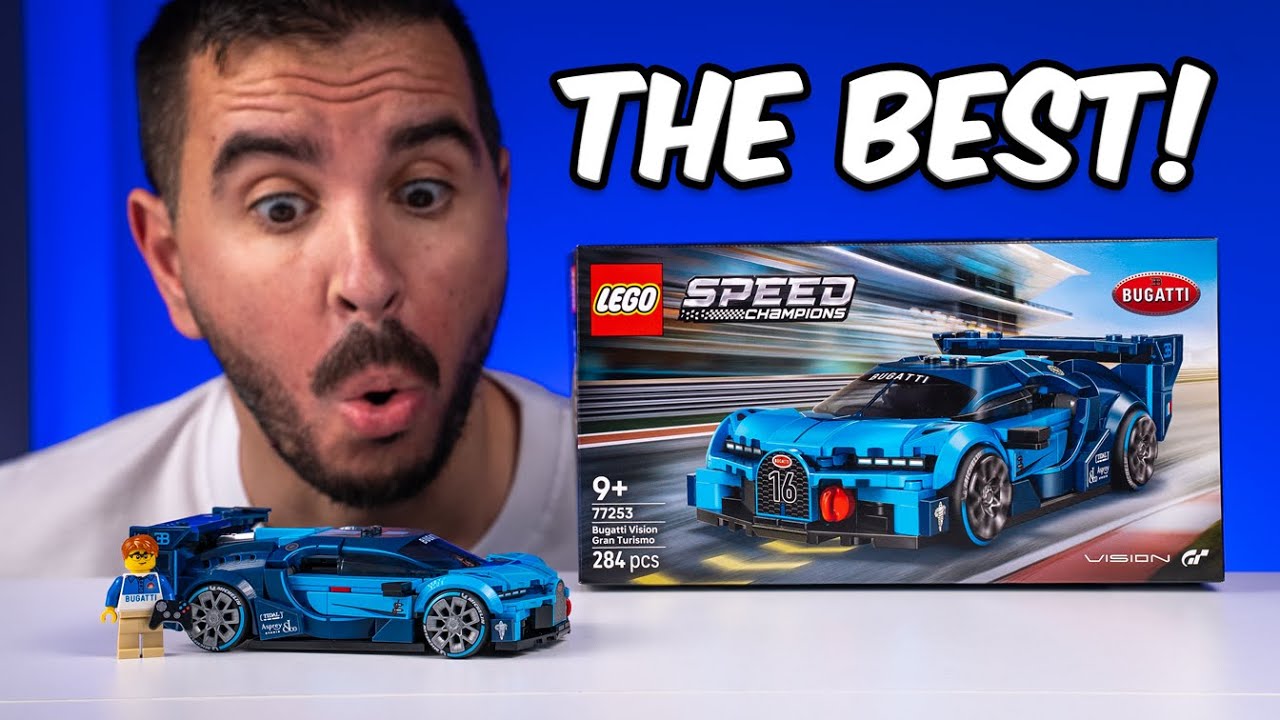 Чемпионы скорости 2026 || LEGO 77253 Гиперспортивный автомобиль Bugatti Vision GT