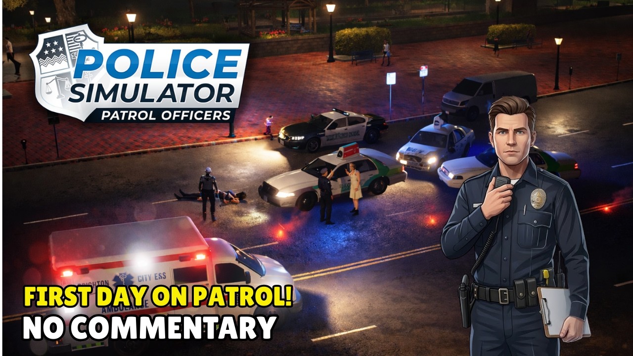 First Day on Patrol! POLICE SIMULATOR PATROL OFFICERS Gameplay | No Commentary - LONGPLAY