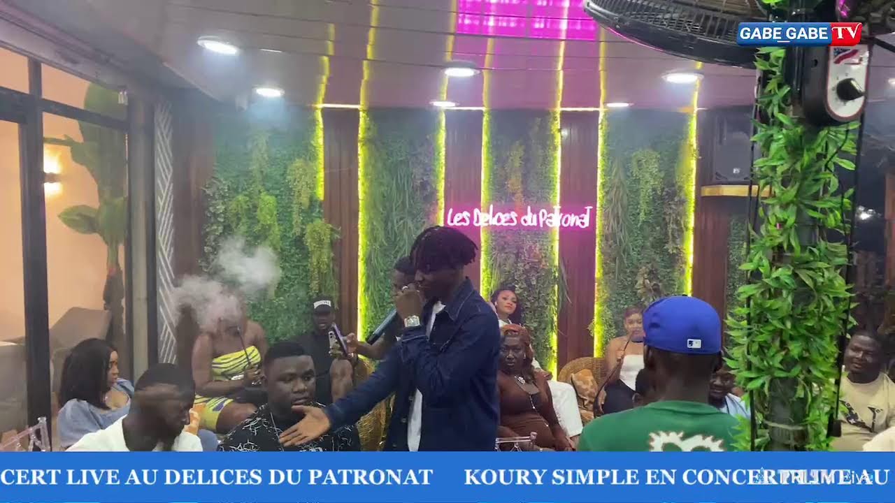 KOURY SIMPLE EN CONCERT LIVE AU DELICES DU PATRONAT