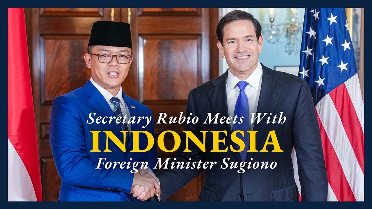Secretary Rubio meets with Indonesian Foreign Minister Sugiono