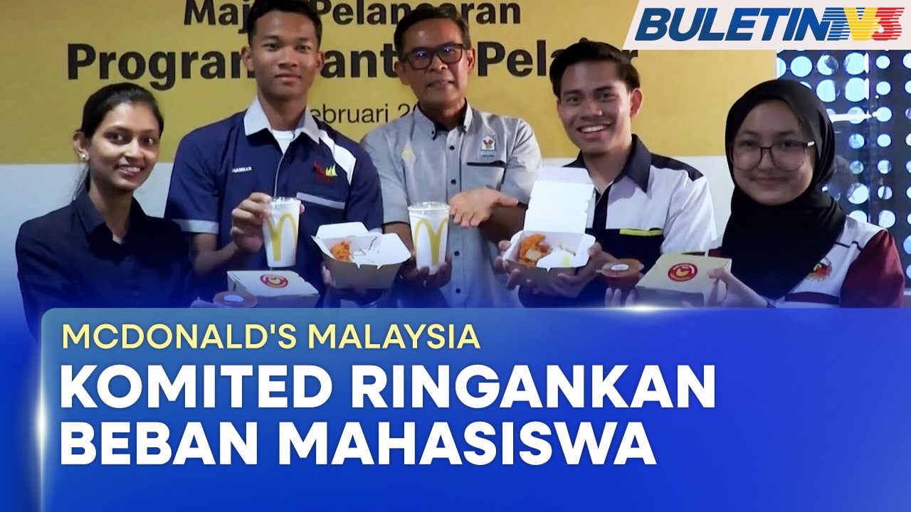 McDONALD'S MALAYSIA | Sasar Agih 1 Juta Hidangan Nasi Mekdi Kepada Mahasiswa Memerlukan (BU)