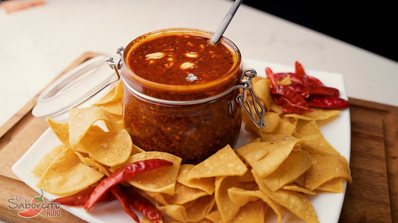 La Mejor Salsa Macha Muy Picante - Salsa Chile de Árbol y Cacahuate - 
