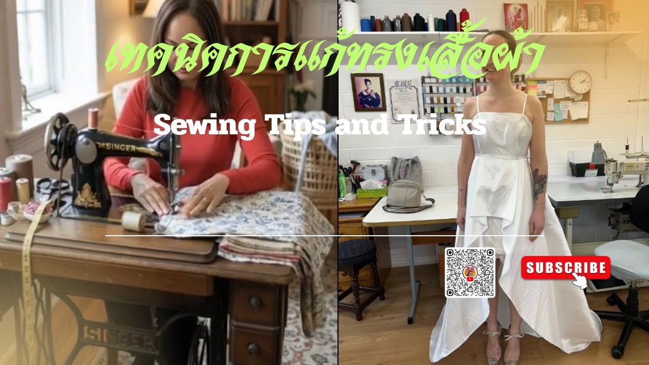 เทคนิคการแก้เสื้อผ้า (sewing tips) ตัดเย็บเสื้อผ้า