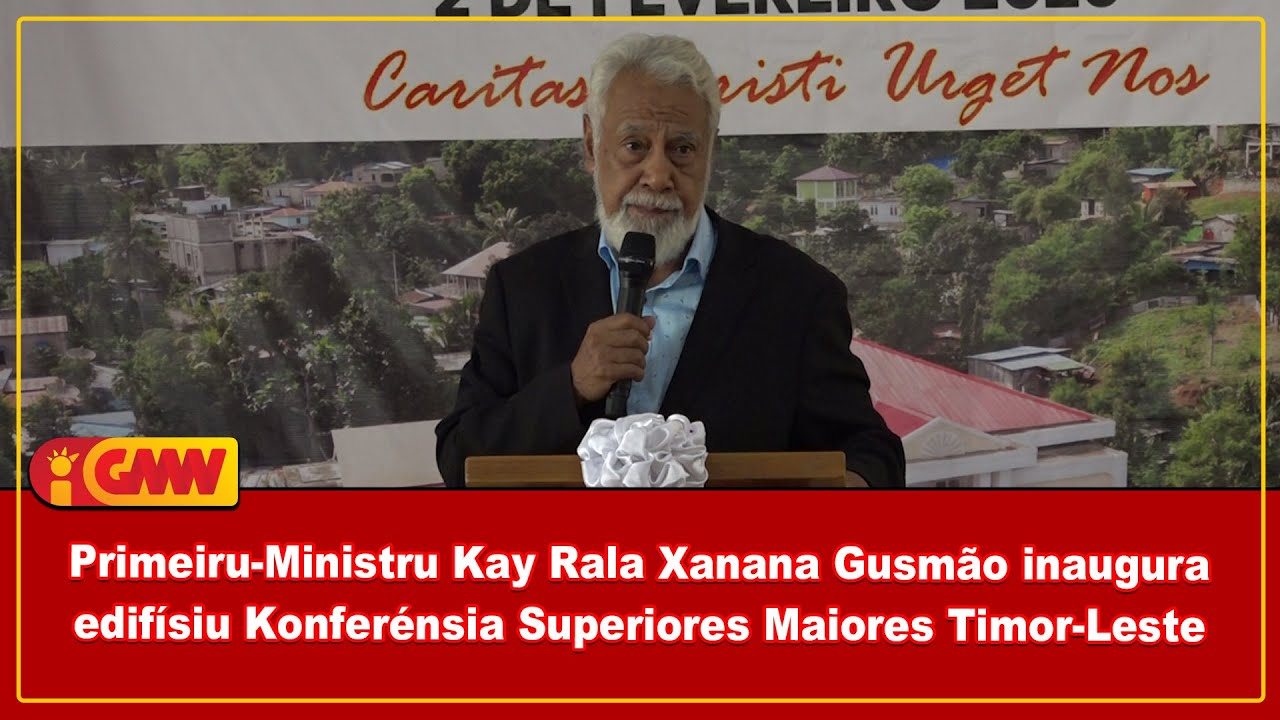 PM Kay Rala Xanana Gusmão inaugura edifísiu Konferénsia Superiores Maiores Timor-Leste