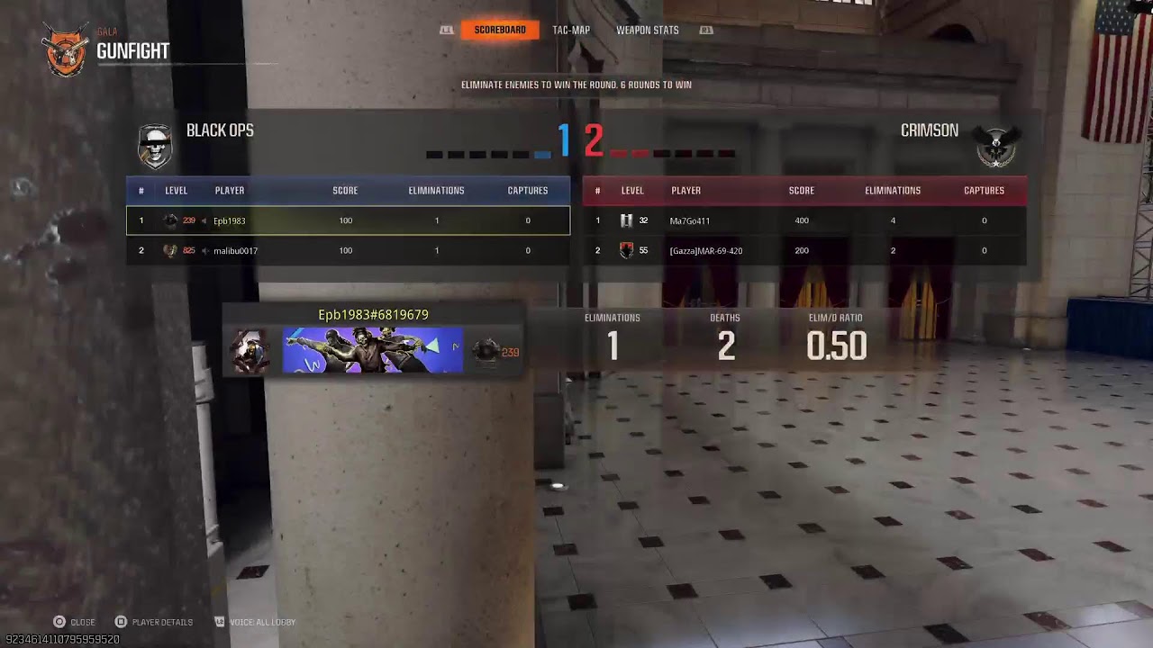 Black Ops gunfight