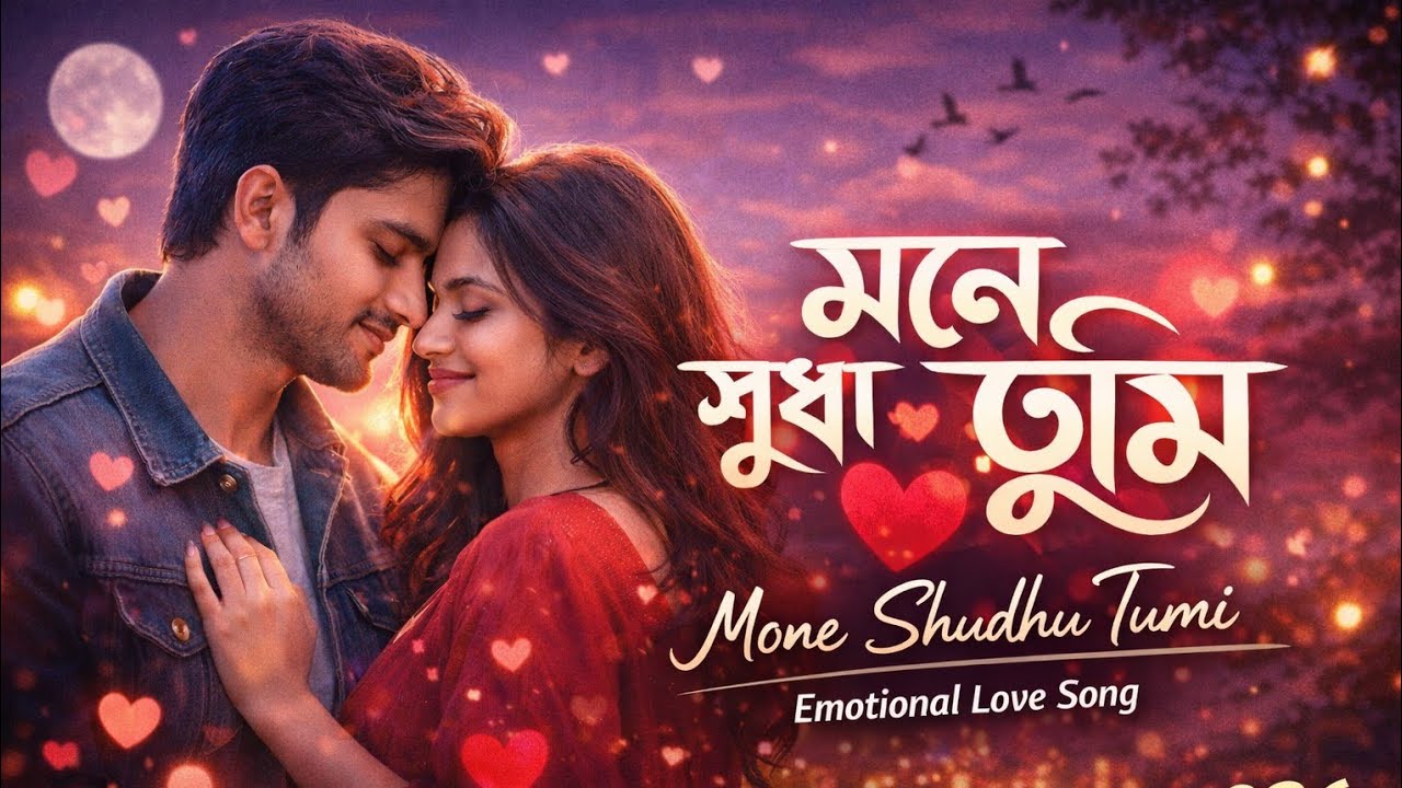 মনে শুধু তুমি ❤️ | Mone Shudhu Tumi | Emotional Bengali Romantic Song 2026 | Suno AI Original