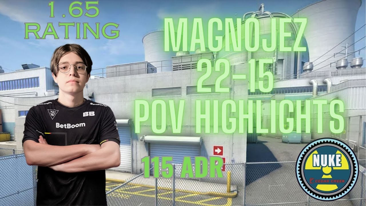⫷CS2 POV HIGHLIGHTS⫸ Magnojez | ESL Pro League Season 19 | BetBoom vs Falcons | Map 2 Nuke