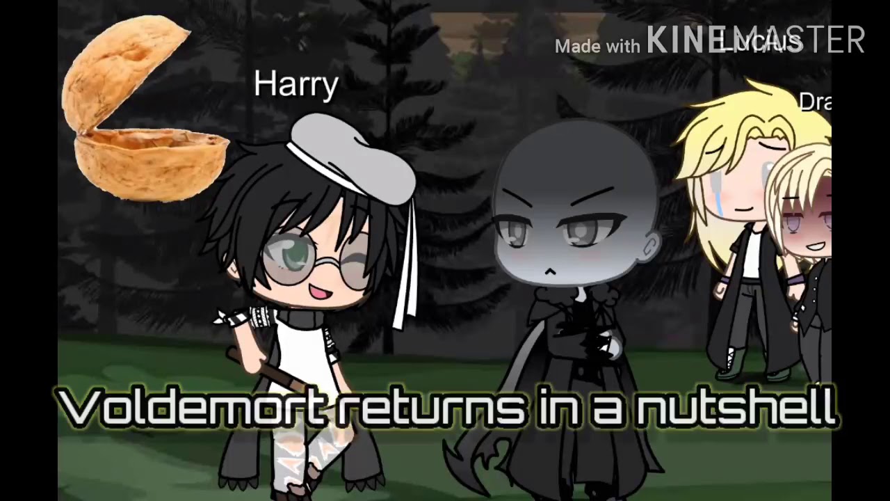 Voldemort returns in a nutshell (skit) drarry:3