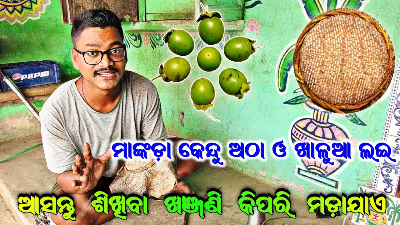 ଆସନ୍ତୁ  ଶିଖିବା  ଖଞ୍ଜଣି  କିପରି  ମଡ଼ାଯାଏ // ମାଙ୍କଡ଼ା କେନ୍ଦୁ ଅଠା ଓ ଖାଳୁଆ ଲଇ 