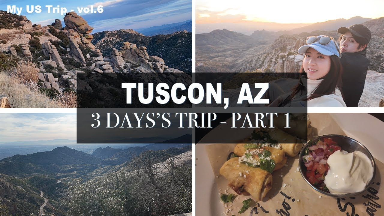 图森一日游：萨比诺峡谷的仙人掌与莱蒙山的日落｜Tucson Day Trip: Sabino Canyon Saguaros & Mt. Lemmon Sunset|