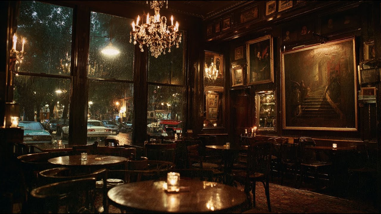 a rainy night in the city, 1972 🎷(Slow Vintage Jazz)