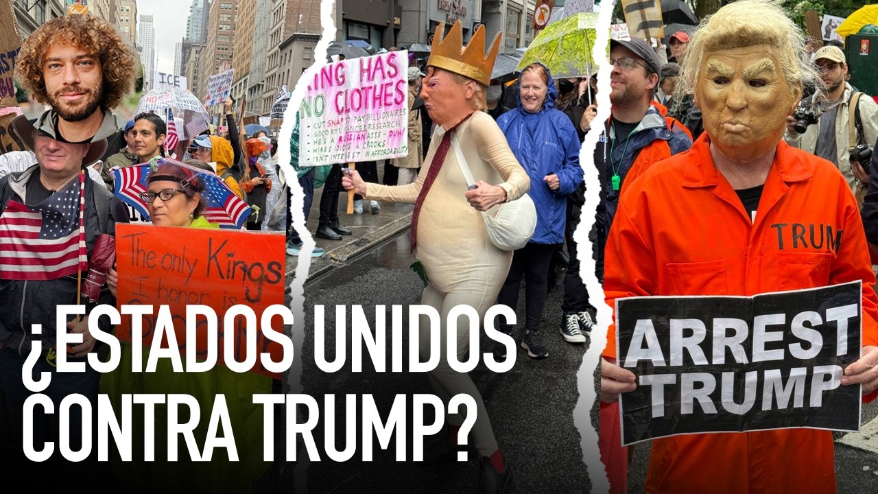 Trump celebra… y USA protesta: En Nueva York miles marchan bajo el lema “No Kings”