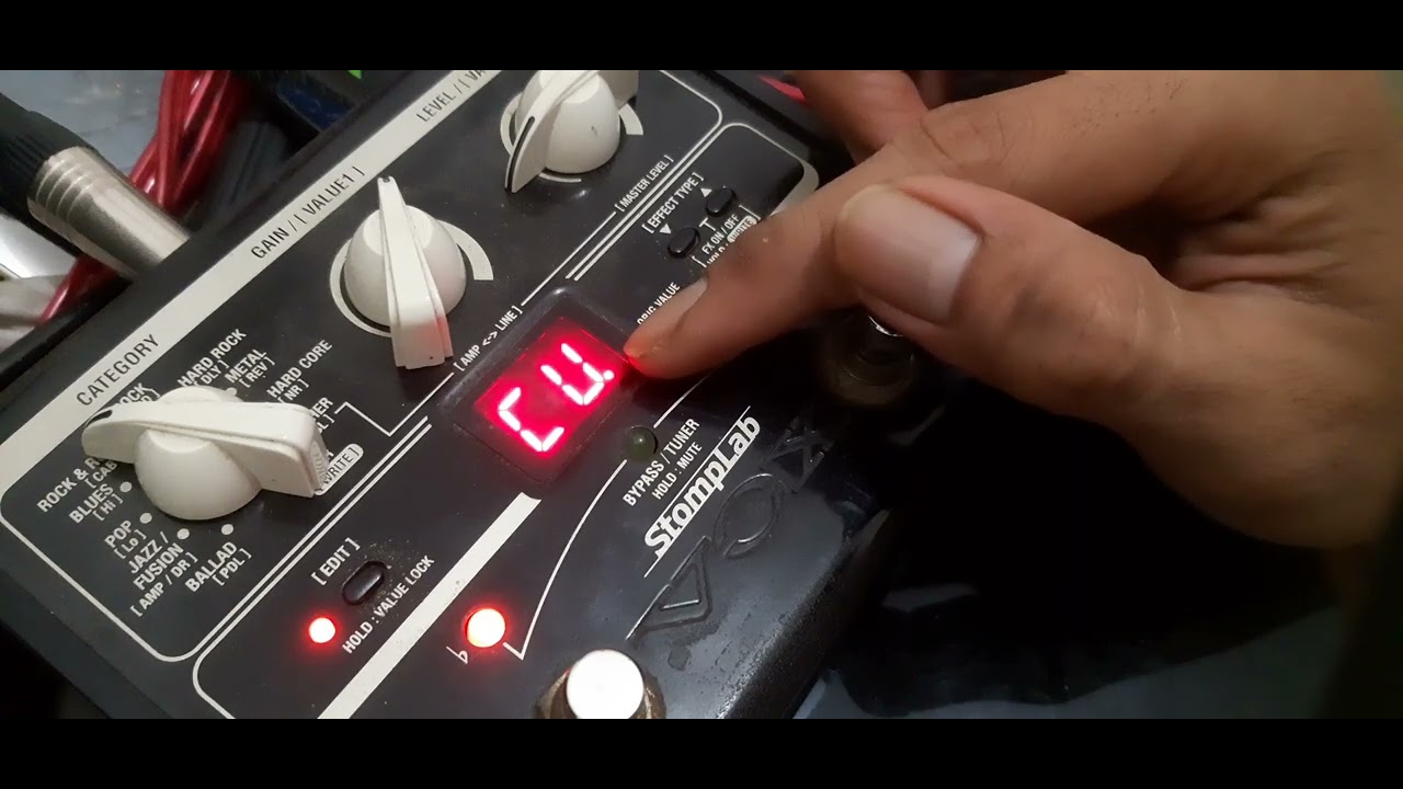 Tutorial Setting Multiefek VOX STOMOLAB 1G