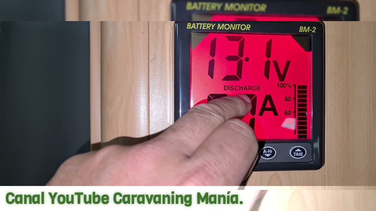 Mejor monitor para baterías de 12v NASA BM-2, para autocaravanas, caravanas y campers. 🏅🏅
