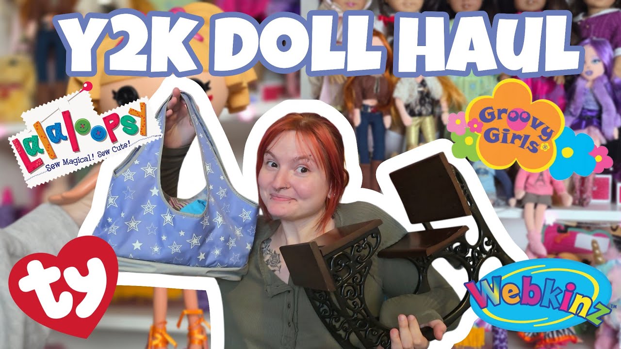 huge vintage doll haul 🛍 american girl, groovy girls, ty girlz, webkinz & more!