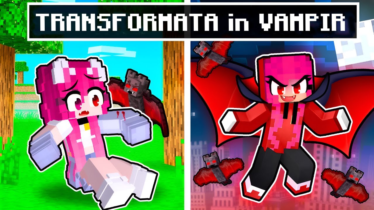 De la OM la VAMPIR in Minecraft?!