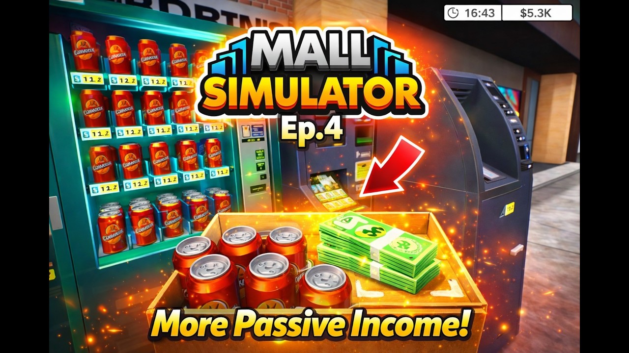 Mall Simulator Ep.4 | Does Your Mall Have These Early Game Money Makers?