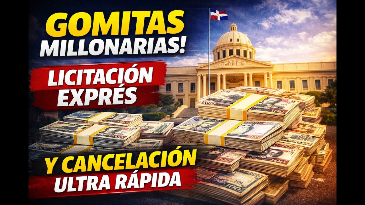 Gomitas millonarias: licitación exprés y cancelación ultra rápida