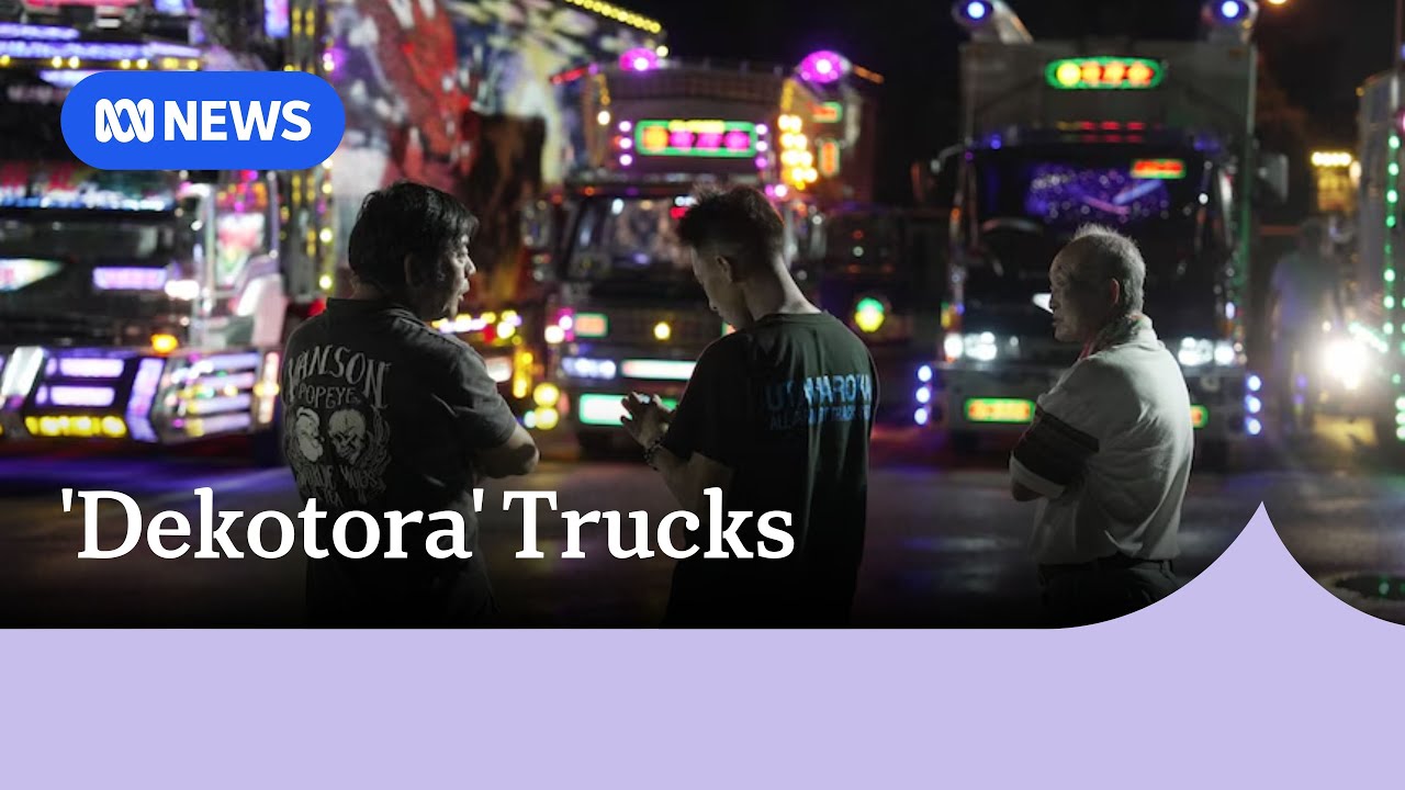 Japan's decorative trucks made popular in the 80s are making a comeback | ABC NEWS