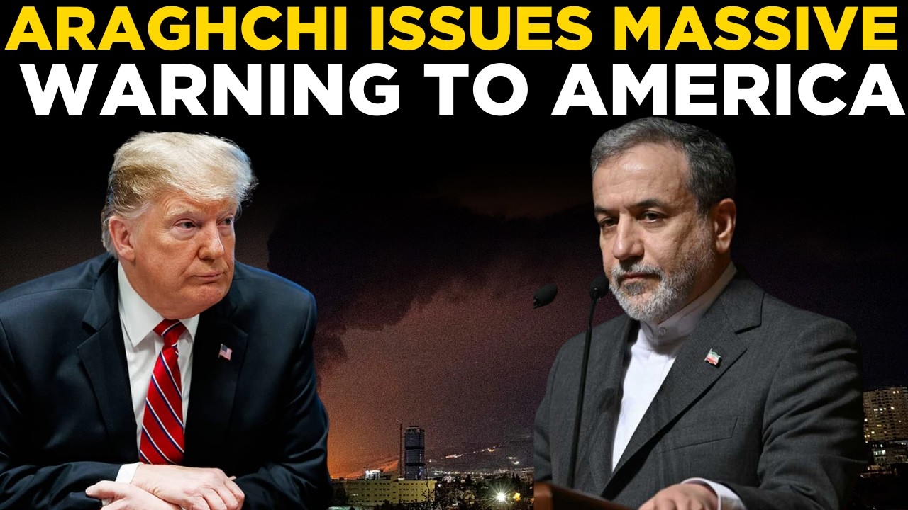 Breaking News LIVE: Iran Signals Biggest Strike as Abbas Araghchi Issues Warning | US NEWS LIVE