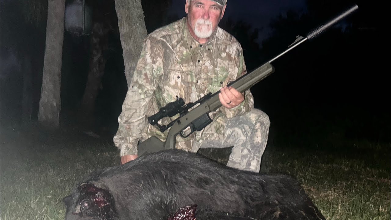 SUPPRESSED .308 FL Backyard Hog Management! Silent and Deadly! SUBSONIC DEFENDER AMMUNITION!