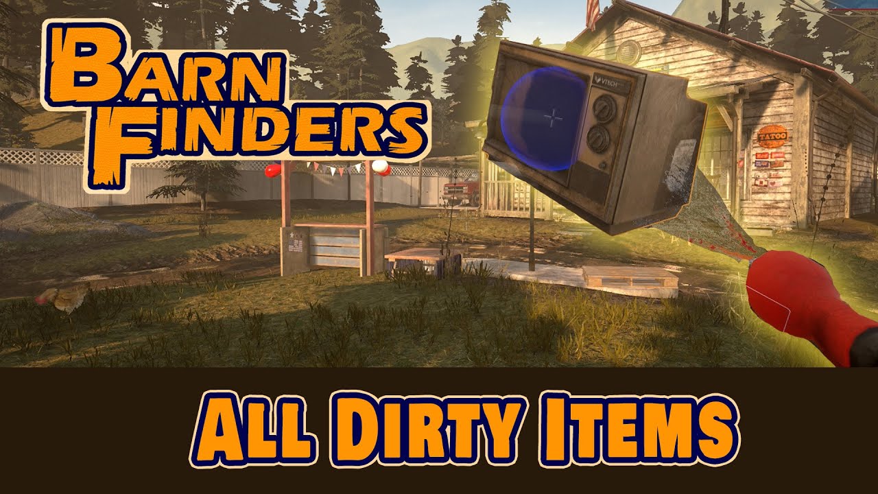 [Barn Finders] All Dirty Item Locations (Wash Your Hands)