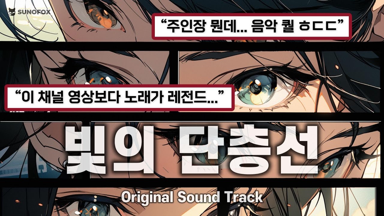 🦊 질주 Anime OST | 光の断層線 — J-pop Rock × Drum & Bass | Vocal Opening