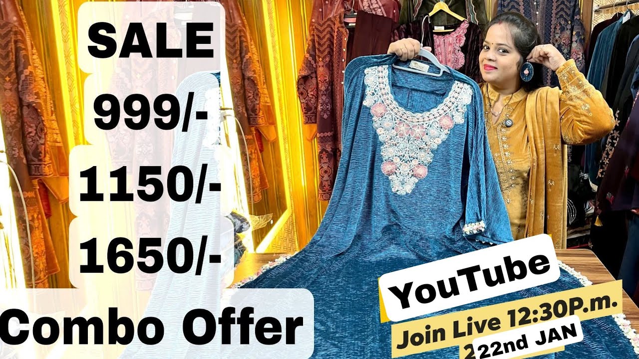 Winter Sale  is live Super Big Sale Winter Suits Velvet Suits,Coord Set ☎️9871053707